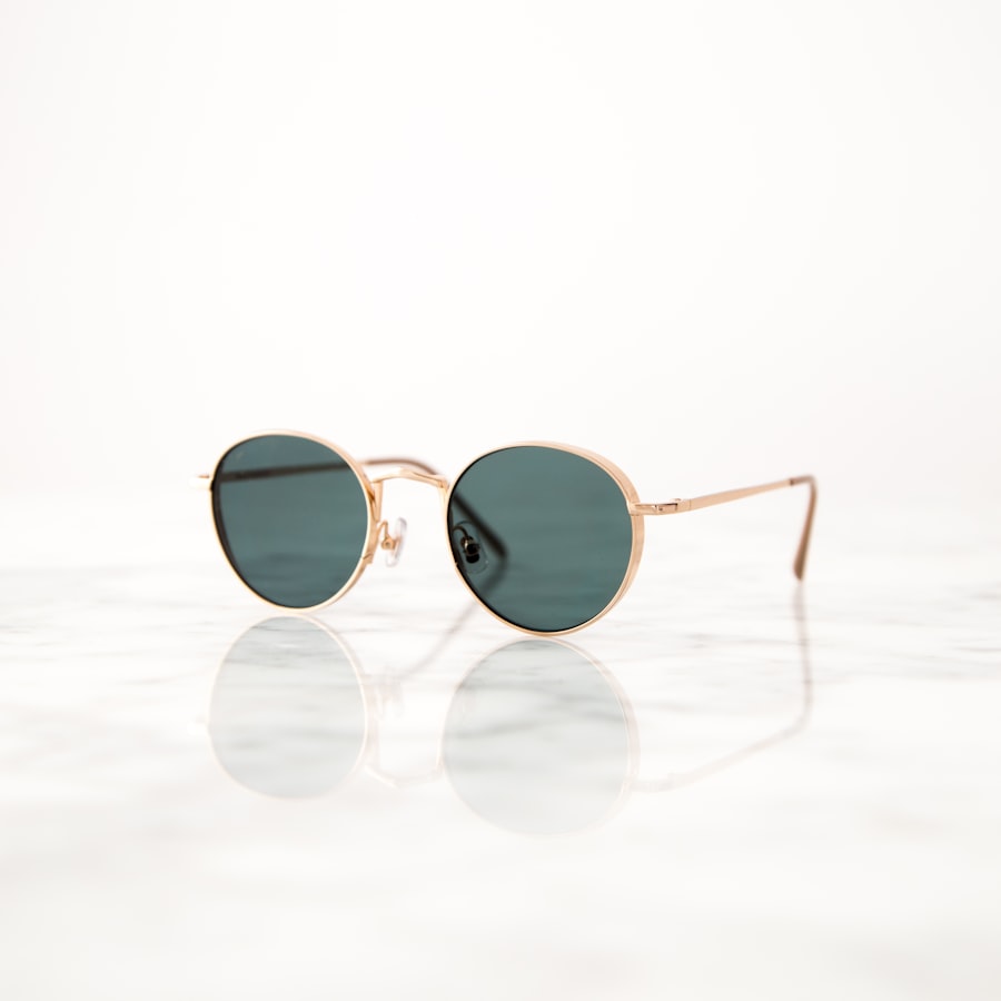 Designer aviator sunglasses